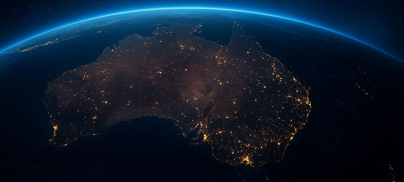 Australia from space