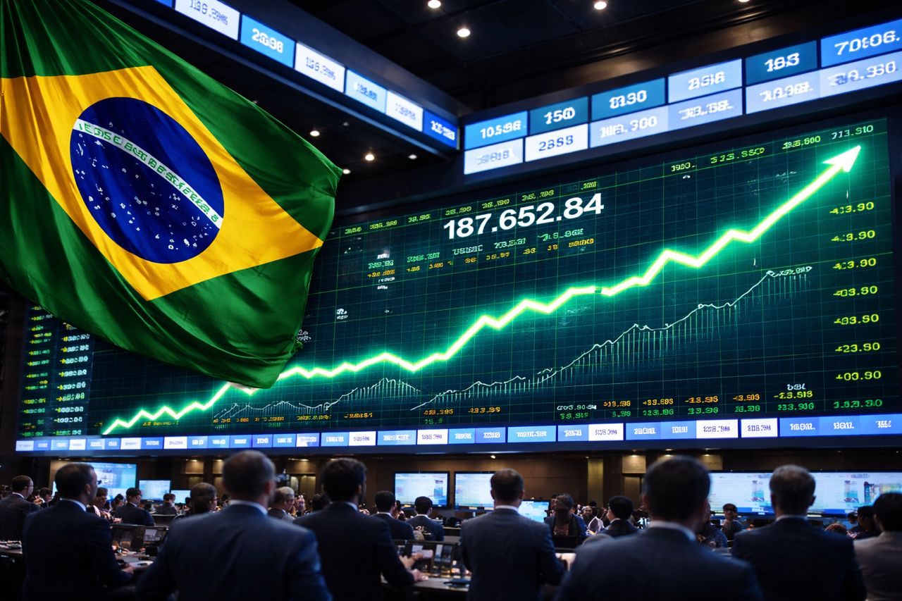 XP lifted its Ibovespa year-end target to 190,000 points after a strong January rally.